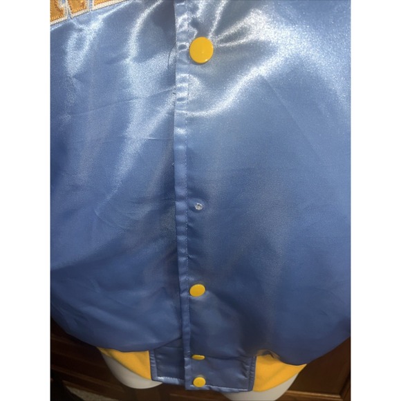 Headgear Classics Jacket Size Large Crenshaw Mamba Mentality 8 24 Blue Satin - Picture 5 of 16